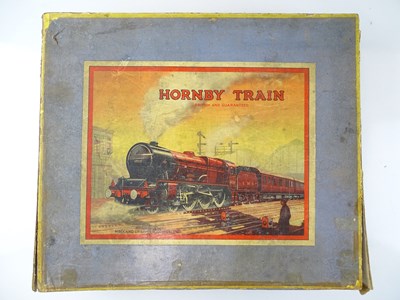 Lot 570 - A HORNBY pre-war clockwork O Gauge No.2 Mixed...