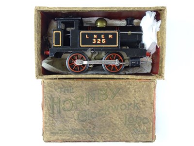 Lot 574 - A HORNBY Series clockwork No.1 0-4-0 steam...