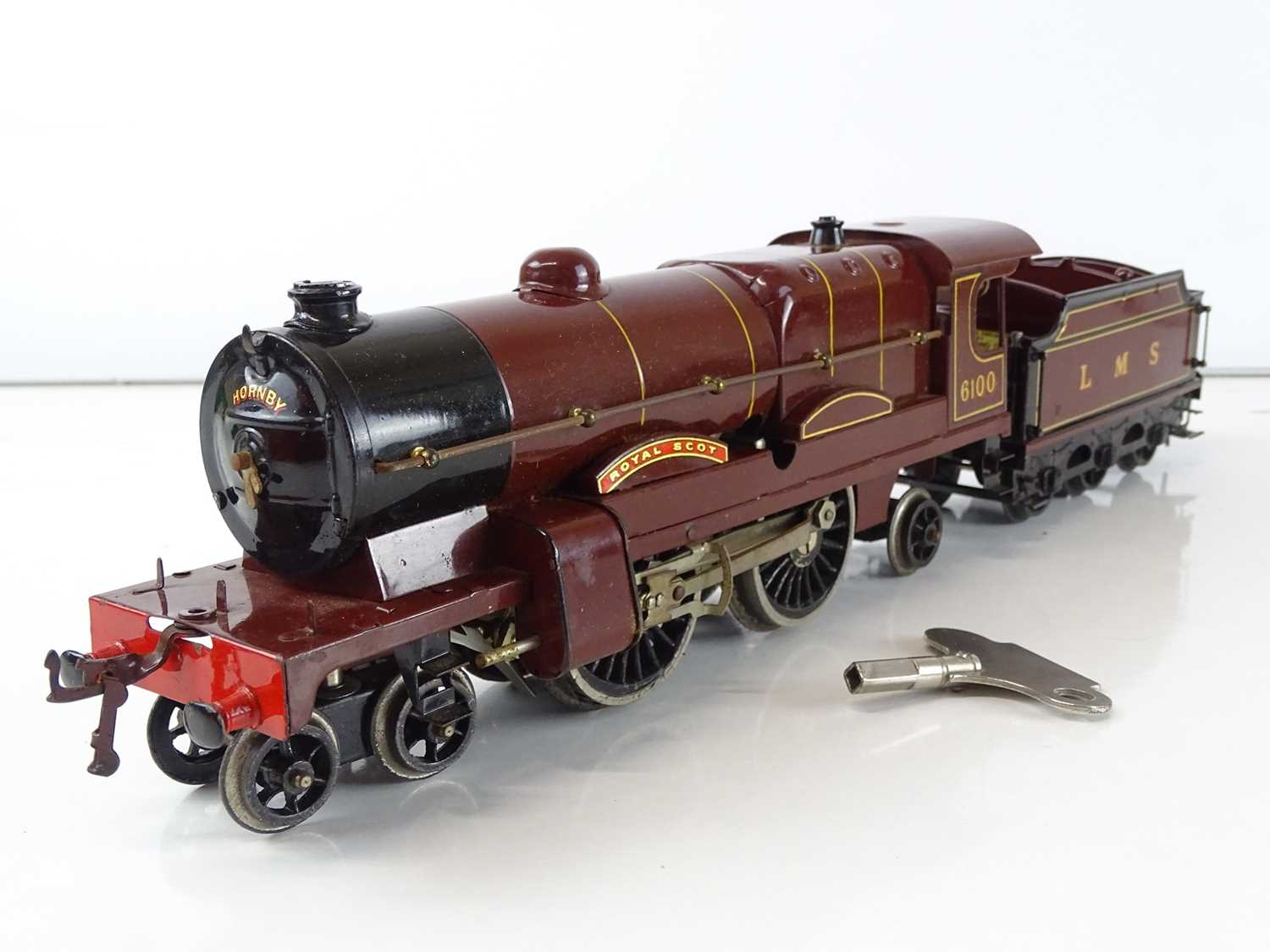 Lot 575 - A HORNBY Series clockwork No.3 4-4-2 steam...