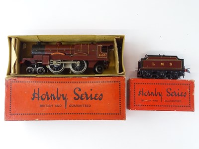 Lot 575 - A HORNBY Series clockwork No.3 4-4-2 steam...