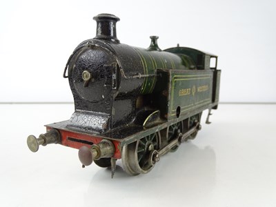 Lot 585 - A MARKLIN O Gauge Clockwork 0-6-0 steam tank...