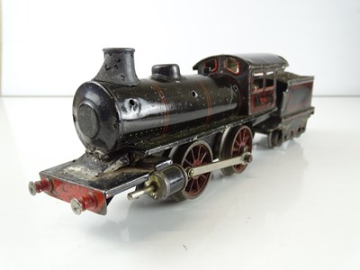 Lot 586 - A MARKLIN O Gauge Clockwork steam locomotive...