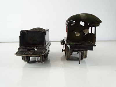 Lot 586 - A MARKLIN O Gauge Clockwork steam locomotive...