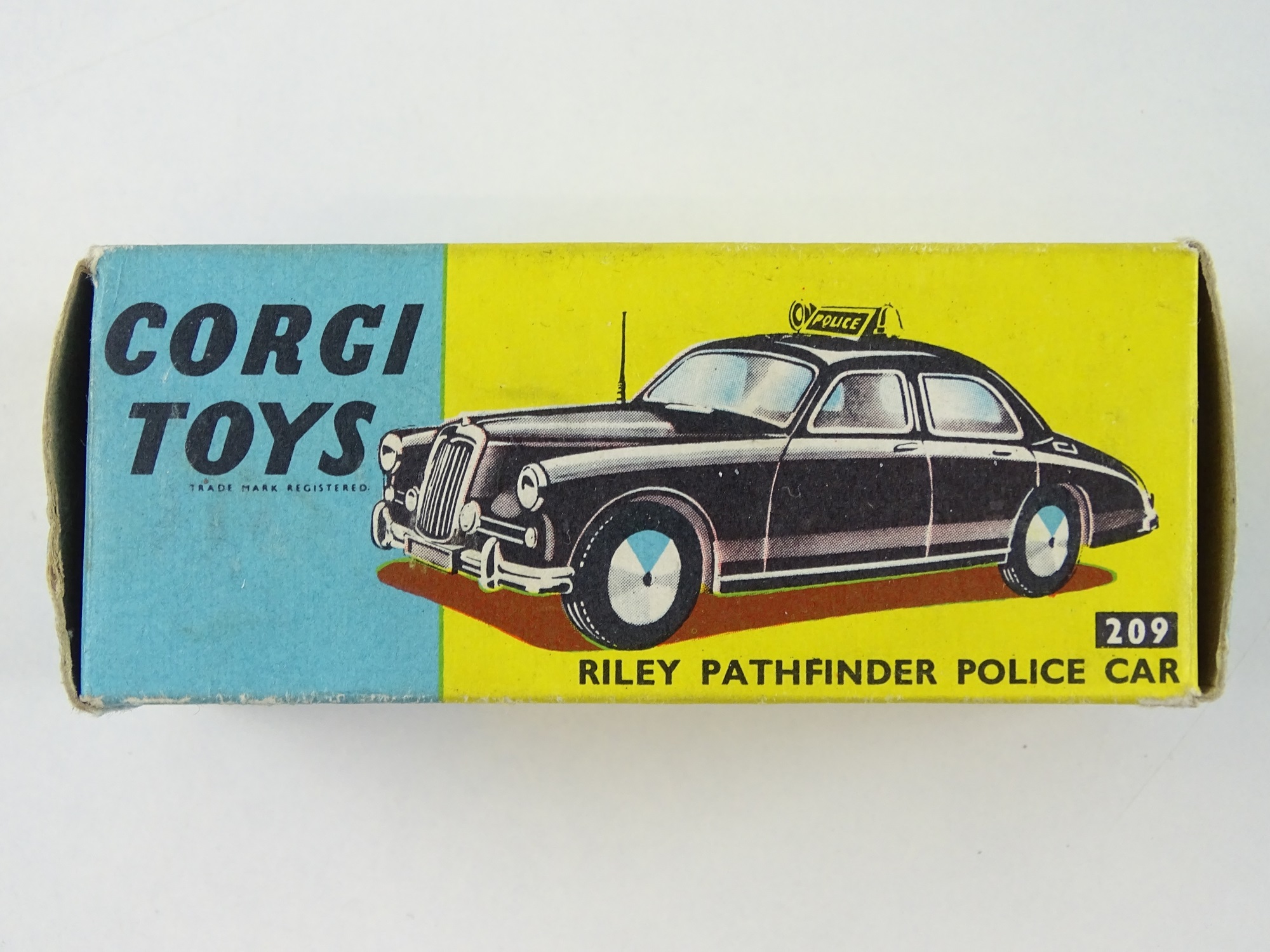 Corgi Toy Riley Lot 77 - A CORGI Toys 209 Riley Pathfinder Police car