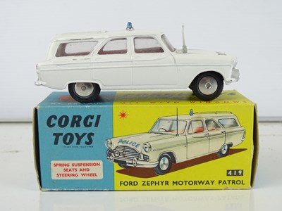 Lot 89 - A CORGI Toys 419 Ford Zephyr Motorway Patrol...