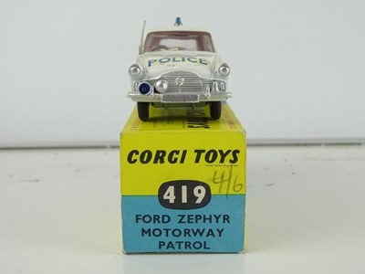 Lot 89 - A CORGI Toys 419 Ford Zephyr Motorway Patrol...