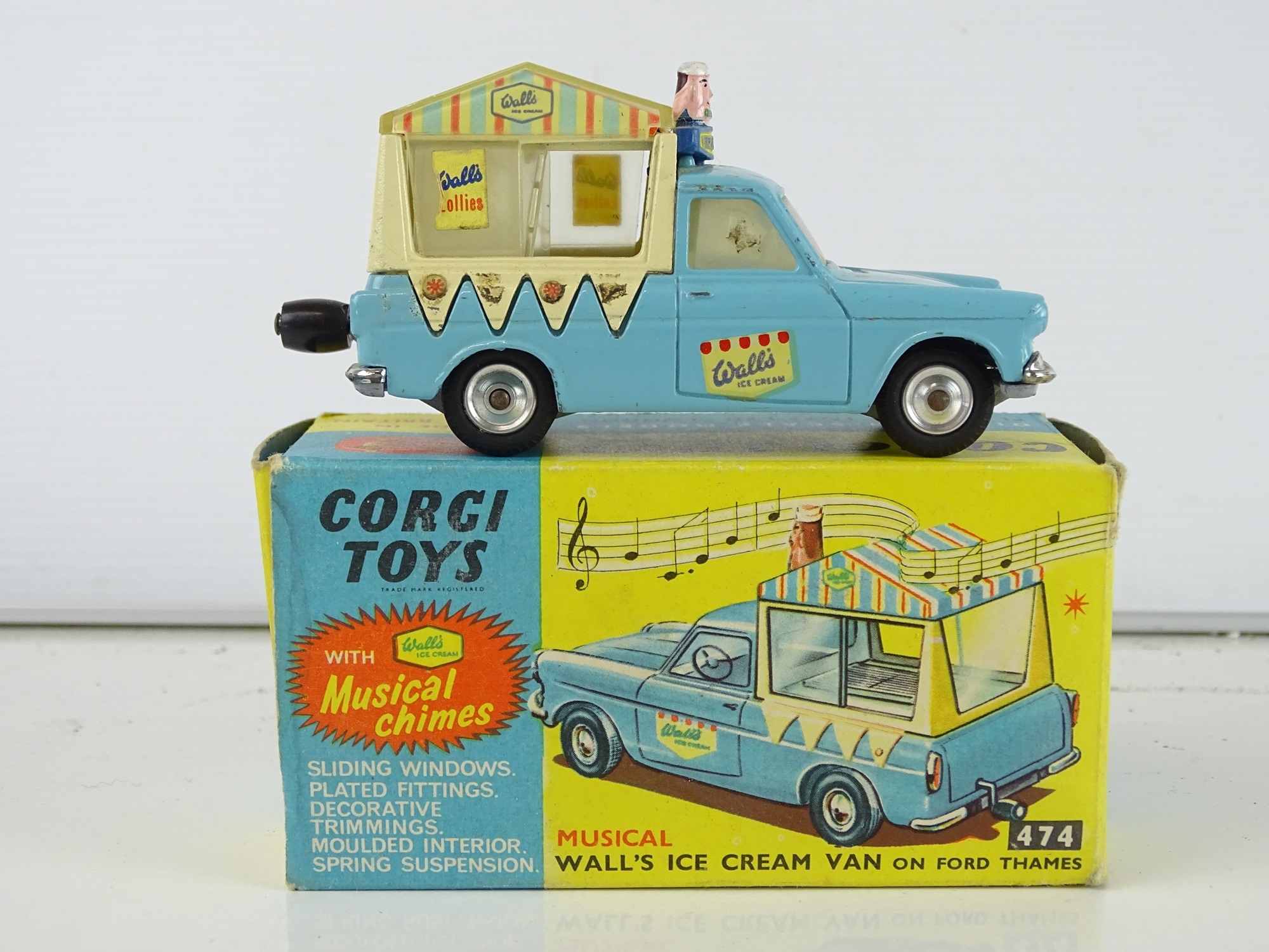 Lot 92 - A CORGI Toys 474 musical Walls Ice Cream Van