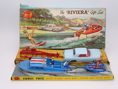 Lot 98 - A CORGI Toys GS 31 Buick Riviera Boat Set -...