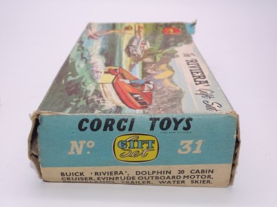 Lot 98 - A CORGI Toys GS 31 Buick Riviera Boat Set -...