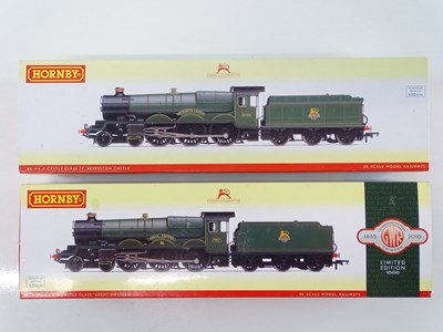 Lot 549 - A pair of HORNBY Castle Class steam...