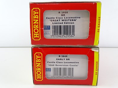 Lot 549 - A pair of HORNBY Castle Class steam...