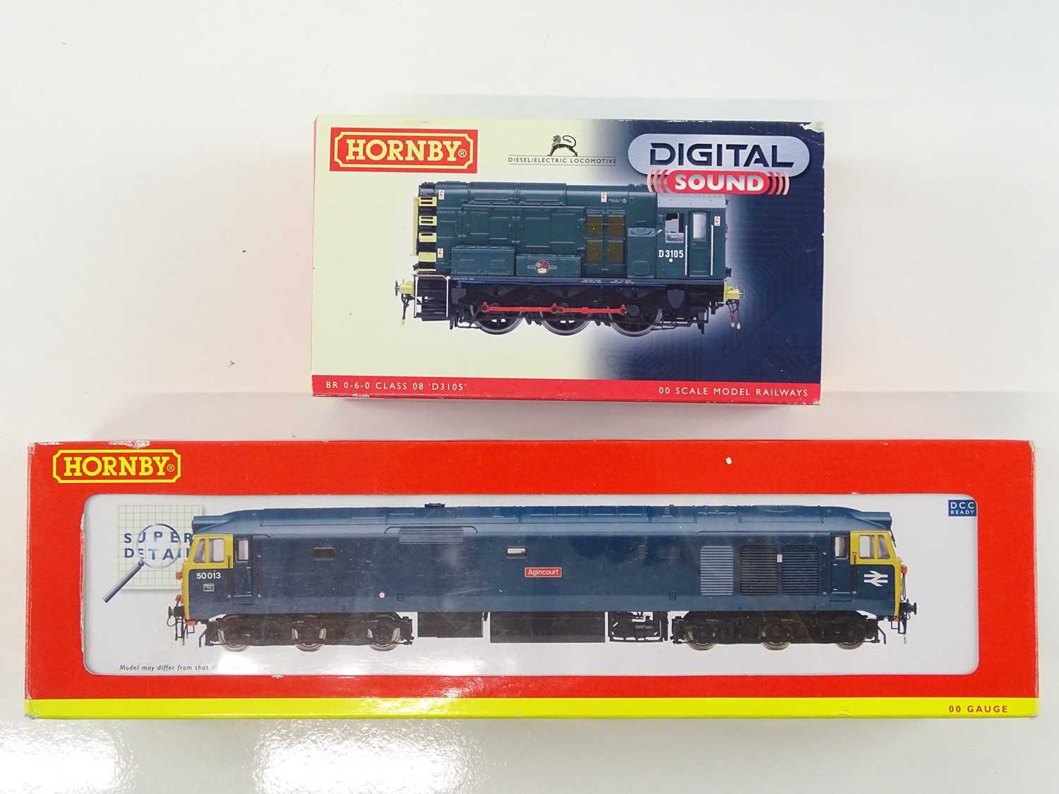 Lot 550 - A pair of HORNBY diesel locomotives