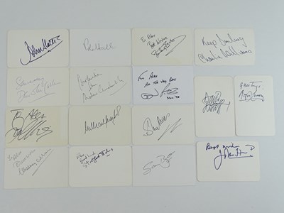 Lot 161 - BRITISH ACTORS: A mixed group of signed cards...