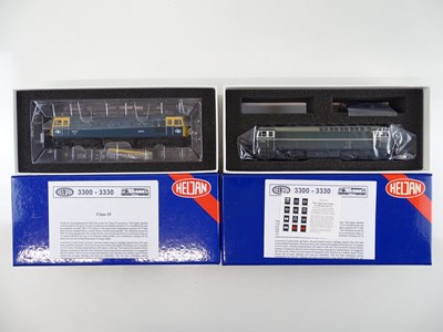 Lot 551 - A pair of HELJAN Class 33 diesel locomotives...