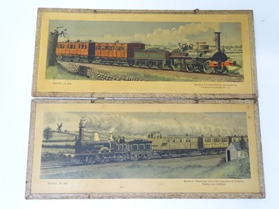 Lot 101 - A pair of carriage prints (26" x 11") by...