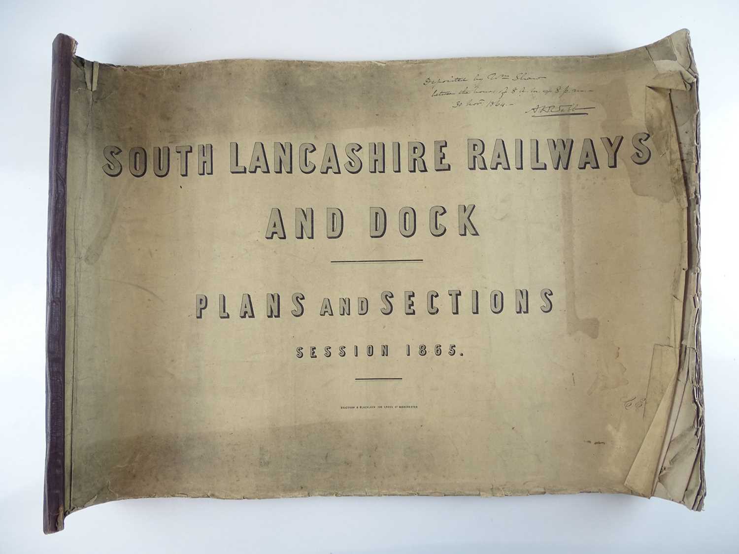 Lot 102 - A large format plans book (30" x 20") of the...