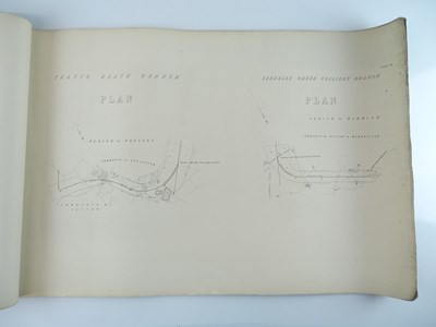 Lot 102 - A large format plans book (30" x 20") of the...