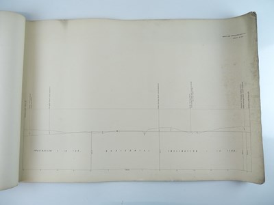Lot 102 - A large format plans book (30" x 20") of the...