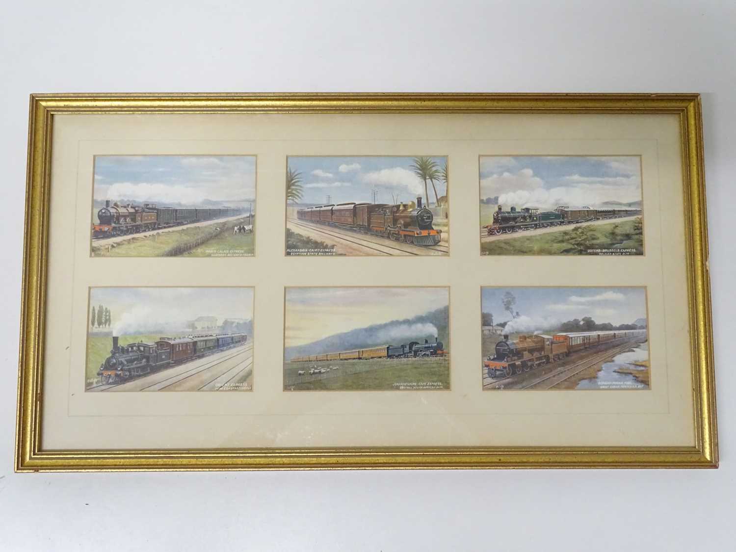 Lot 109 - A framed and glazed display of early 1900s