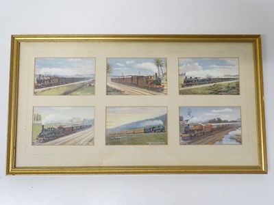 Lot 109 - A framed and glazed display of early 1900s...