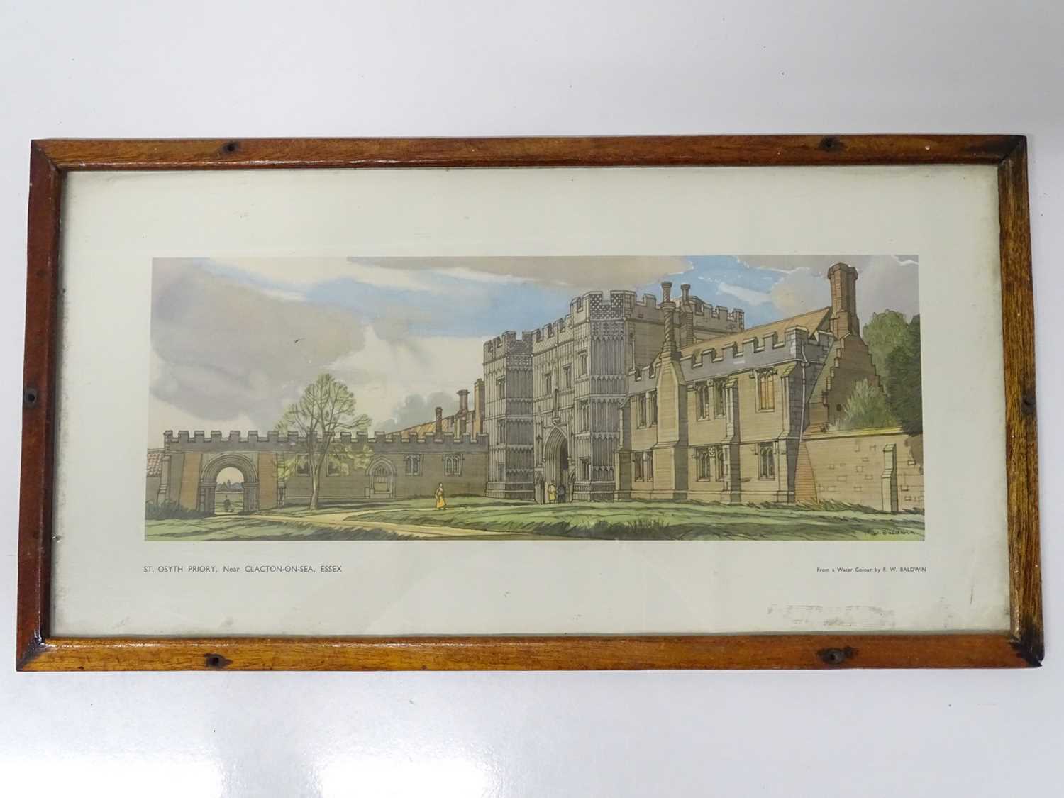 Lot 110 - A BR Eastern Region carriage print (21" x 11")...