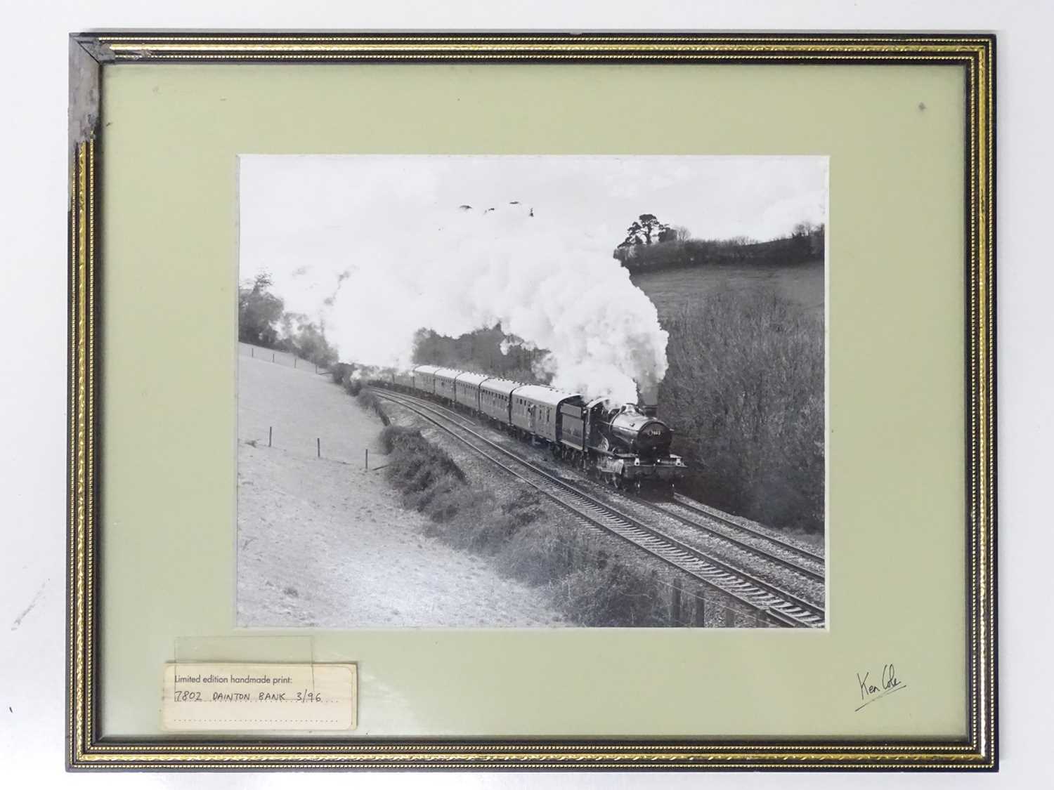 Lot 112 - A limited edition 'hand made' photograph print...