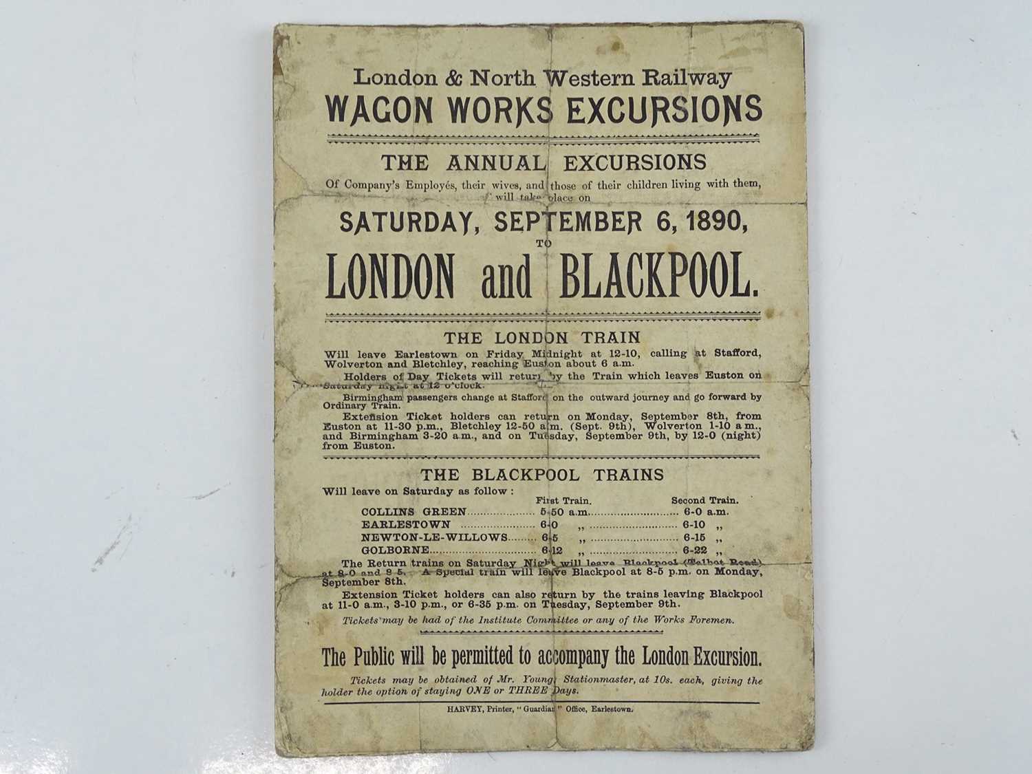 Lot 119 - A small pamphlet (7.5" x 10") dated Sep 6th...