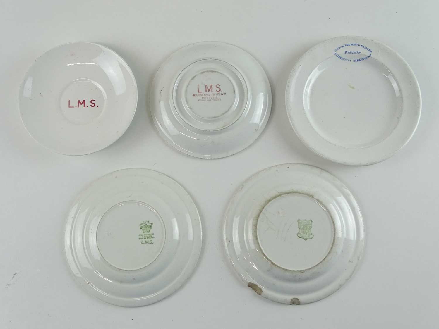 Lot 120 - A selection of ceramic railways crockery items...