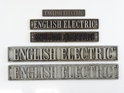 Lot 121 - A group of 'English Electric' cast works...
