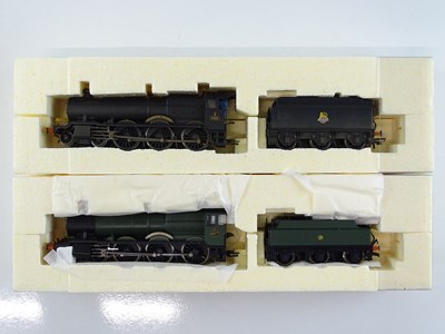 Lot 556 - A pair of HORNBY Grange Class steam locos...