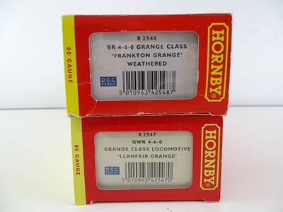 Lot 556 - A pair of HORNBY Grange Class steam locos...