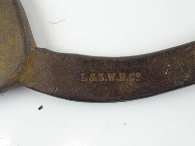 Lot 127 - A group of railway related tools and...