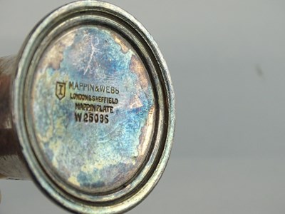 Lot 133 - A non matching BR silver plate Mappin & Webb...