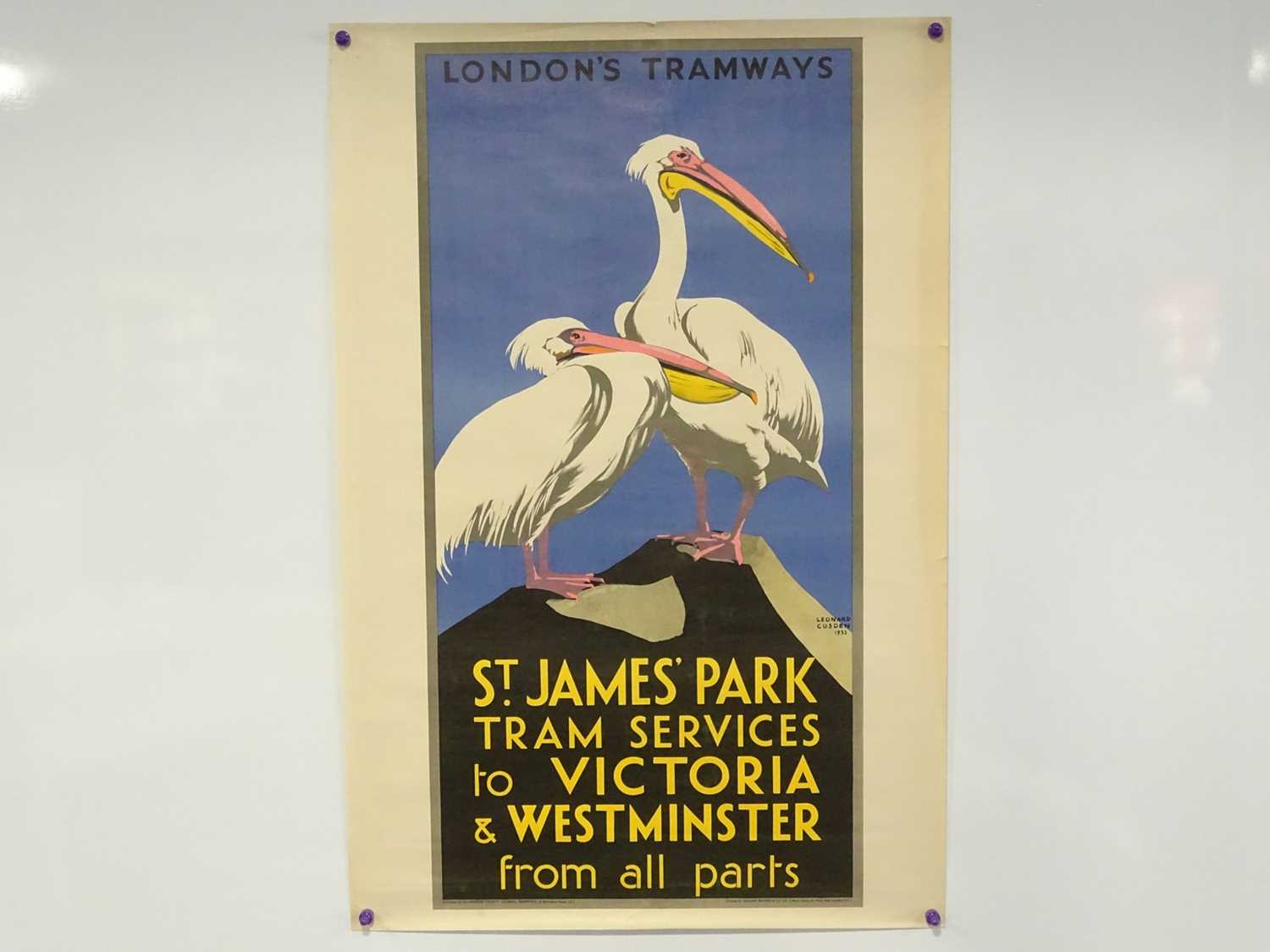 Lot 14 - LONDONS TRAMWAYS (1933) 'St James Park Tram...