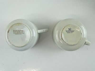 Lot 140 - A group of early railway crockery items...