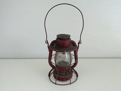 Lot 153 - An American Railway hand lamp from the New...