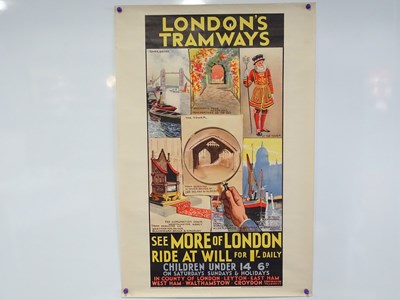 Lot 16 - LONDONS TRAMWAYS (circa 1933) 'See More of...