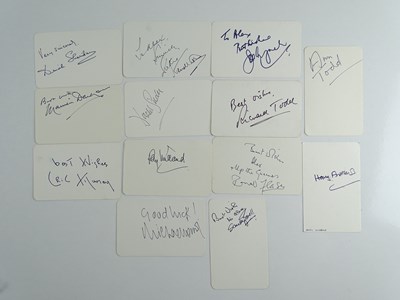 Lot 162 - BRITISH ACTORS: A mixed group of signed cards...