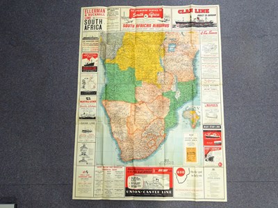 Lot 19 - Poster Map of Southern African Countries...