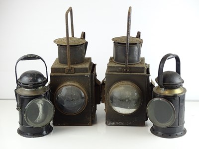 Lot 195 - A mixed group of railway lamps (4)