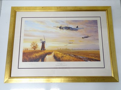 Lot 200 - A framed and glazed aviation interest print - '...