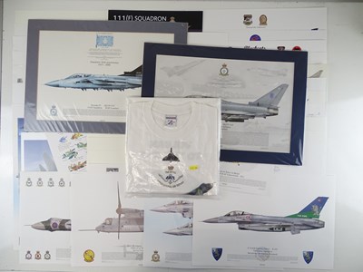 Lot 205 - A large quantity of military aviation prints...