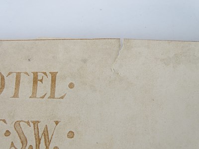 Lot 219 - An early Waterloo Hotel - Jermyn Street - SW...