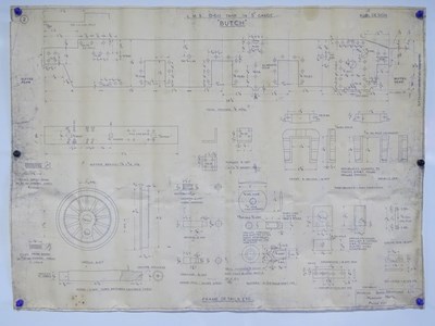Lot 25 - Collection of blue prints/ scale drawings x10...