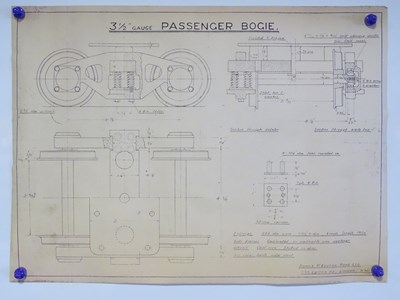 Lot 25 - Collection of blue prints/ scale drawings x10...