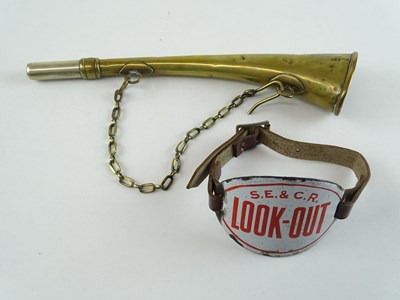 Lot 37 - A South Eastern and Chatham Railway 'Look Out'...