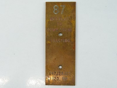 Lot 47 - A mixed group of Railway Signal Box lever...