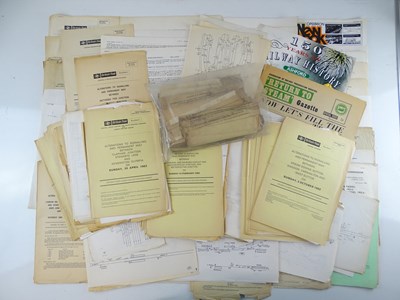 Lot 59 - A large quantity of signalling documents...