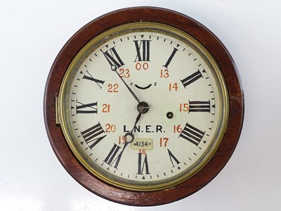 Lot 76 - A Great Eastern Railways Station Clock - maker...