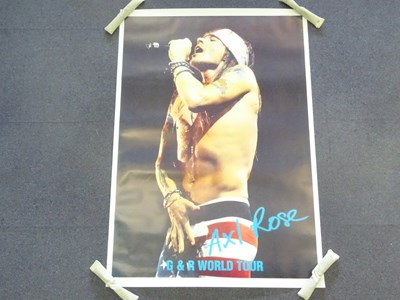 Lot 408 - AXL ROSE - GUNS N ROSES - Commercial Poster...